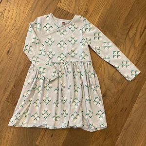 Light Blue Floral Wrap Dress by Tea Collection